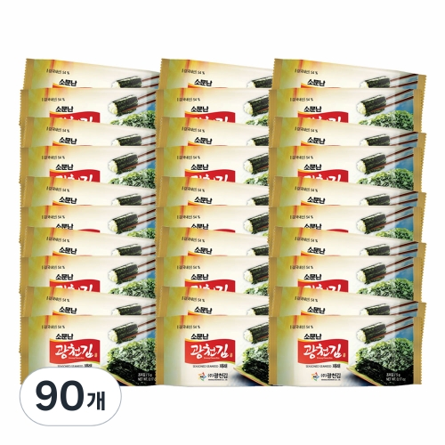 광천김  소문난 재래 도시락김 5g