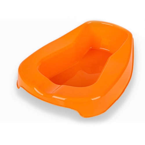 현대의료산업사 환자용 이동 대변기 HD-BP-01/오렌지 캠핑 차박 소변 대변