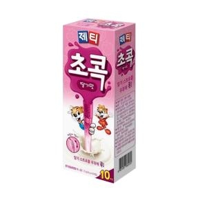 동서식품  제티 초콕 딸기맛 10개입