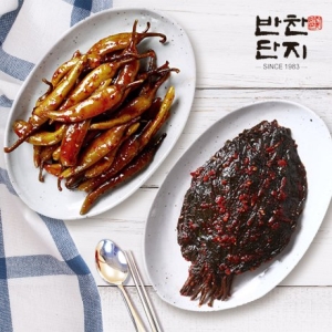 반찬단지  깻잎무침1kg + 고들빼기무침 1kg