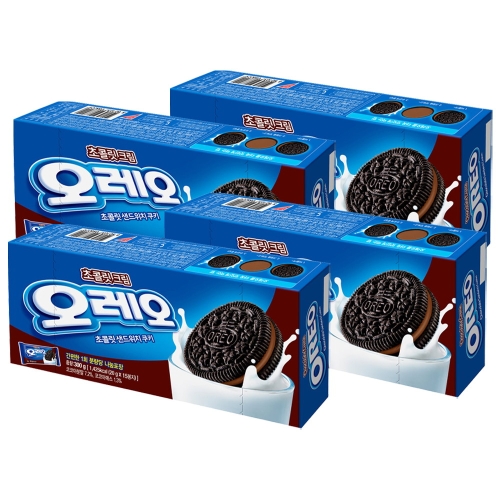 크래프트  오레오 초콜릿 샌드위치 쿠키 초콜릿 크림 300g