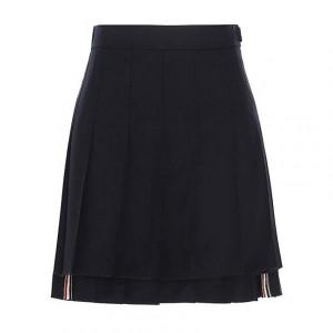 톰브라운 여성 미니 플리츠 스커트_FGC402V 00626 415