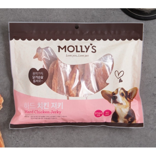 몰리스 하드 치킨 져키 400g