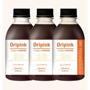 드립핑크  우간다 1리터x3병 더치 콜드브루 커피 원액