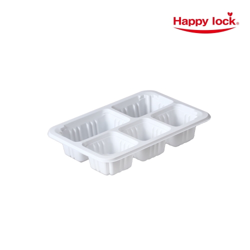올팩코리아 해피락 소량 일회용 실링용기 12183 화이트