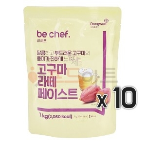동원홈푸드  비셰프 고구마라떼 페이스트 1kg 10개