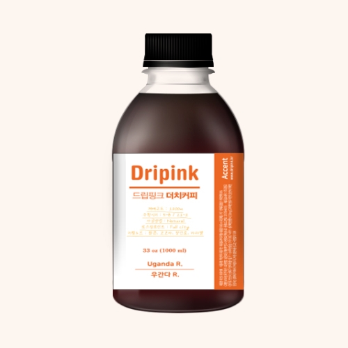 드립핑크  우간다 1리터 더치 콜드브루 커피 원액
