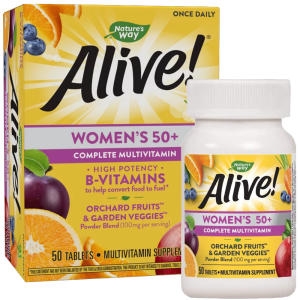 얼라이브 실버 포우먼 여성 종합 멀티비타민 50정