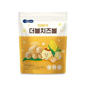  베베쿡 한입에 쏙 더블치즈볼 25g[1개]