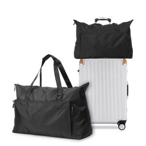 스위스밀리터리 여행용 폴딩백 보스턴백 파우치 캐리어결합 여행가방 SM-FB01 블랙