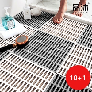 핀무  컴포트 3세대 TPE 욕실 미끄럼방지 매트 건식 화장실 바닥 발판 패드 일반형 10+1/고급형 5+1