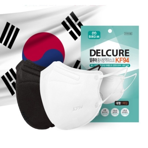 버드엠 델큐어 황사방역 마스크 KF94 대형