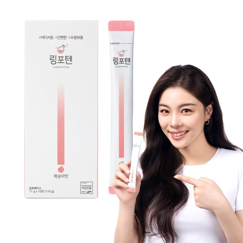 와이피헬스케어 링포텐 복숭아맛 11g 10포