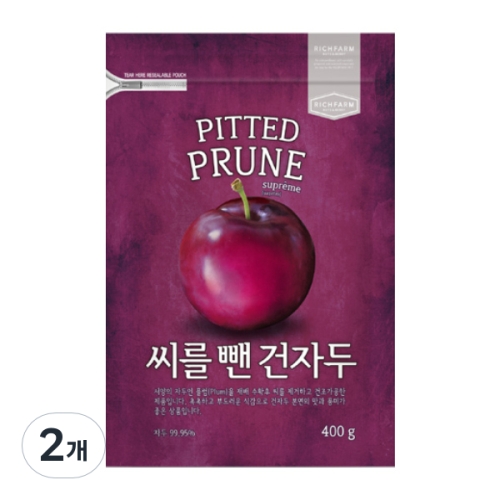 리치팜너트 씨를 뺀 건자두 400g