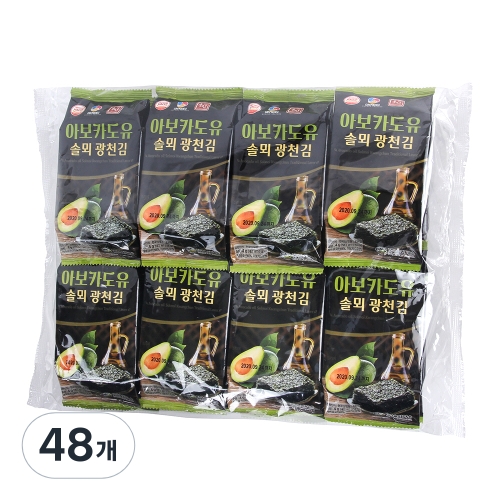 더국민 아보카도유 솔뫼 광천김 16p - 에누리 가격비교