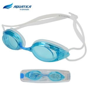 아쿠아티카  수경 김서림방지 선수용수경 AQA-1100 블루