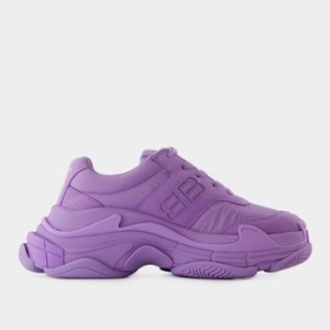 발렌시아가 트리플 에스 나일론 스니커즈 710156W3CU15700 LILAC