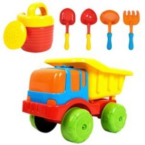 아이와 트럭모래놀이