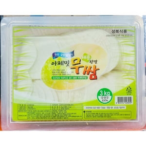 산노을  아제맛 무쌈 고추냉이맛 3kg