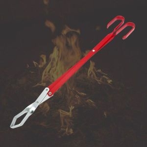 RT  캠핑용 캠핑 집게 집개 중형 장작집게 장작 숯집게 숯불집게 바베큐 다목적 W99DBE7