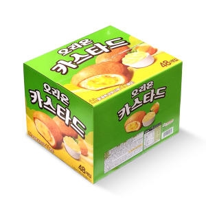 오리온  카스타드 23g 48개 대용량 간식 코스트코 파이