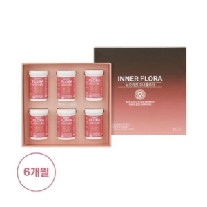 바이오가이아 유한건강생활 이너플로라 질건강 유산균 6개월분 30캡슐 6통