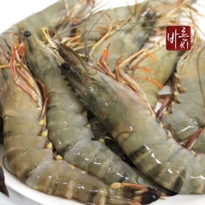 바른씨  블랙타이거 새우 10마리 500g