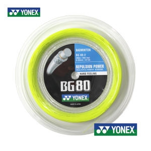 요넥스 YONEX 요넥스 BG80-2YL 0.68mm 200m 옐로우 배드민턴롤거트 - 에누리 가격비교