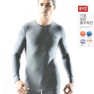 BYC 남성 스포츠 패션크루넥 기모 보온 내복 동내의