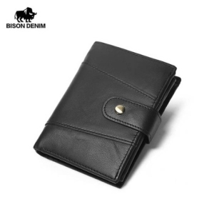 바이슨데님 BISON DENIM 바이슨 데님 남자 여자 수제가죽 빈티지 중지갑 손지갑 QB0371