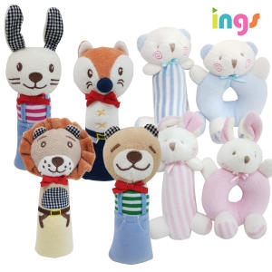 동물인형 딸랑이 1p