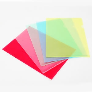 신화  A4 반투명 칼라 L홀더 10장