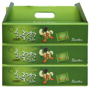 잇츠리얼넛츠 하루건강견과 오리지널 선물세트 25g 30개입