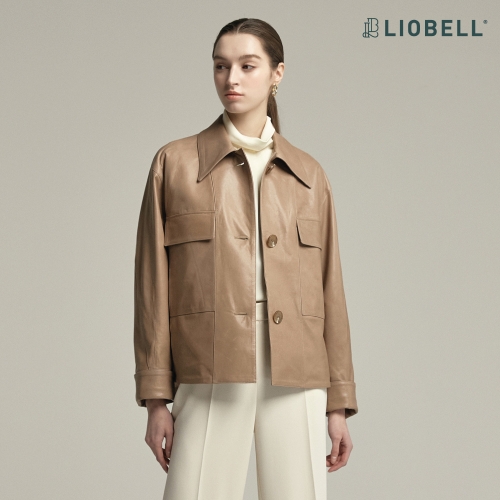리오벨 온리프랭크베지터블여성양가죽쟈켓 LU1JK2007