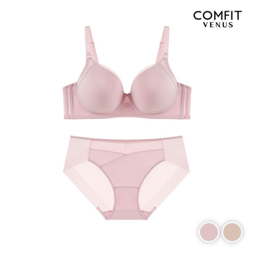 컴핏 비너스 원픽 와이어 브라팬티 세트_SSET700