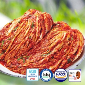 안동학가산  배추 포기김치 5kg 고춧가루만 중국산 아이스박스포장