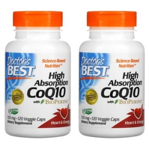 닥터스베스트 고흡수 CoQ10 바이오페린 100mg 120캡슐