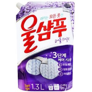 울샴푸 퍼플라일락 리필 1.3L