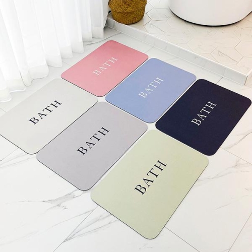 논슬립 포유매트 BATH 레터링 발매트