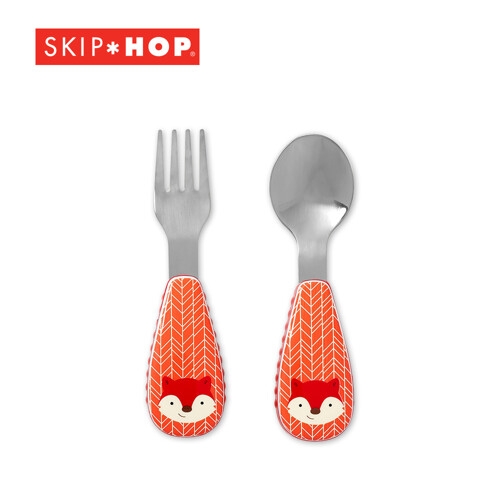 스킵합  애니멀 유아 포크 & 스푼세트 여우 252369