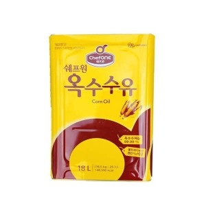 대상 쉐프원 옥수수유 18L