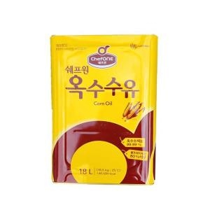 청정원 쉐프원 옥수수유 18L