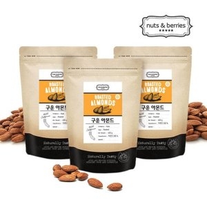 넛츠앤베리스  구운아몬드 1.2kg 400gx3봉