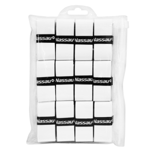 낫소  라켓 오버그립 12개입-화이트 테니스 배드민턴 그립