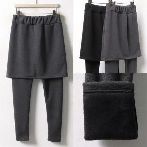 위쉬몰 IN 융털가득치마레깅스 3623H011  빅사이즈