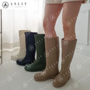 애슬릿 둥근 코 여성 여름 장마 장화 롱 레인부츠 10511192