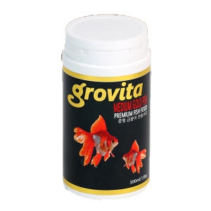 그로비타  중형 금붕어 전용사료 300ml 1개