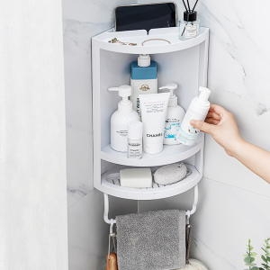 슈와츠코리아  무타공 화장실 코너선반 욕실젠다이