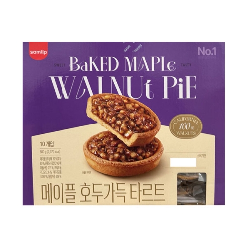SPC삼립  메이플 호두가득 타르트 60g 10개입