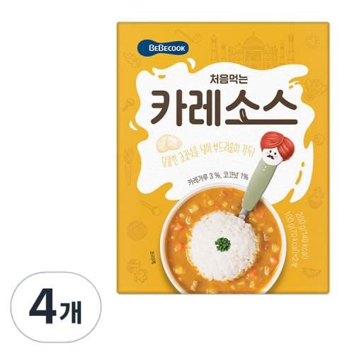 베베쿡 처음먹는 덮밥 소스 카레 200g